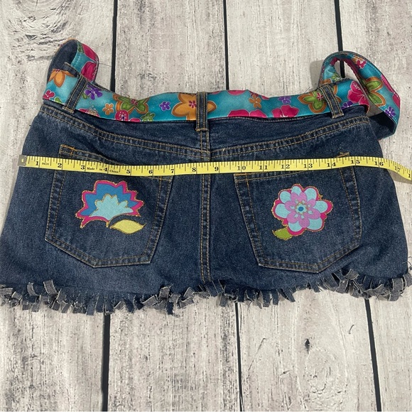 HANDMADE REPURPOSED JEANS PURSE - Picture 4 of 7